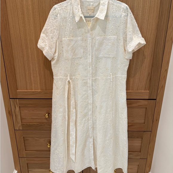 SÉZANE Adele Dress in Ecru *NWT* - Picture 5 of 10